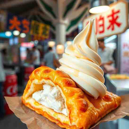 Homemade Taiyaki with Ice Cream - Crispy Street Food